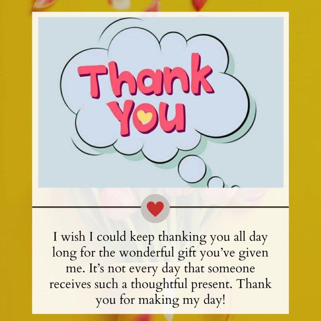 Thank You Messages for Gift