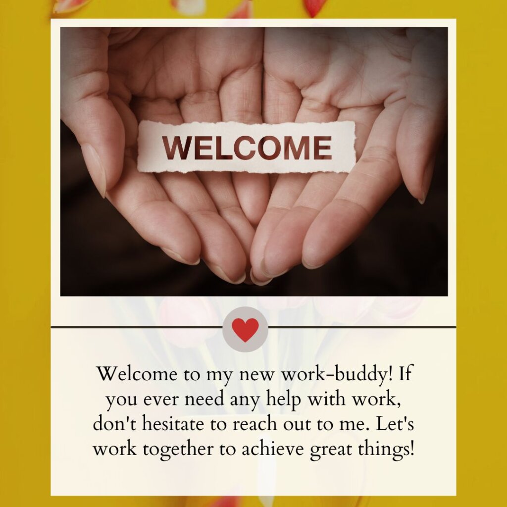 Welcome Message for New Employee