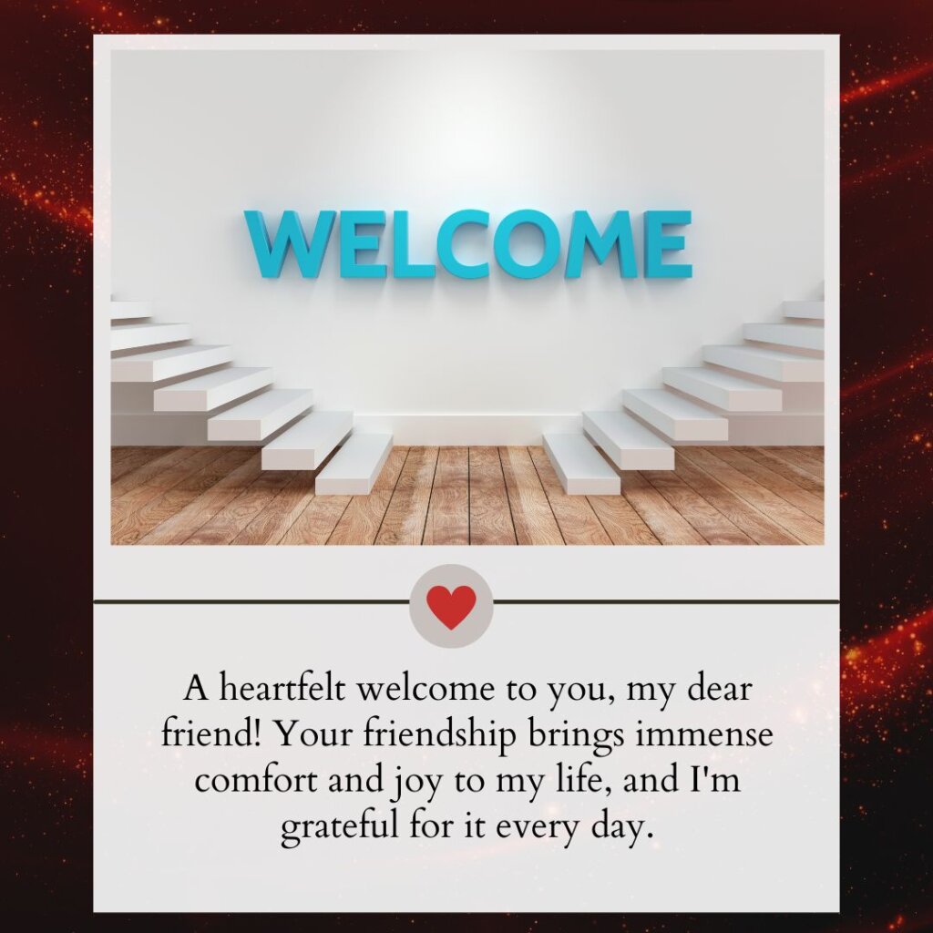 Welcome Messages