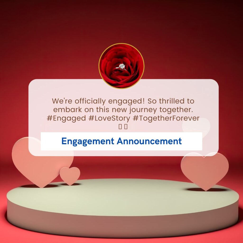 engagement announcement