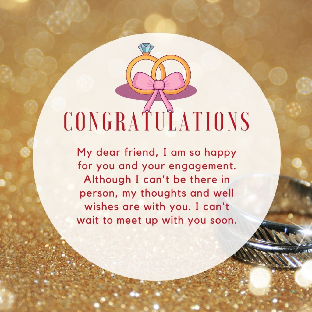 Engagement Wishes for Friend