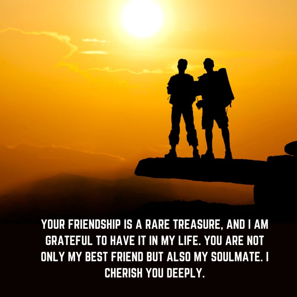 Our Friendship is God's Gift .
