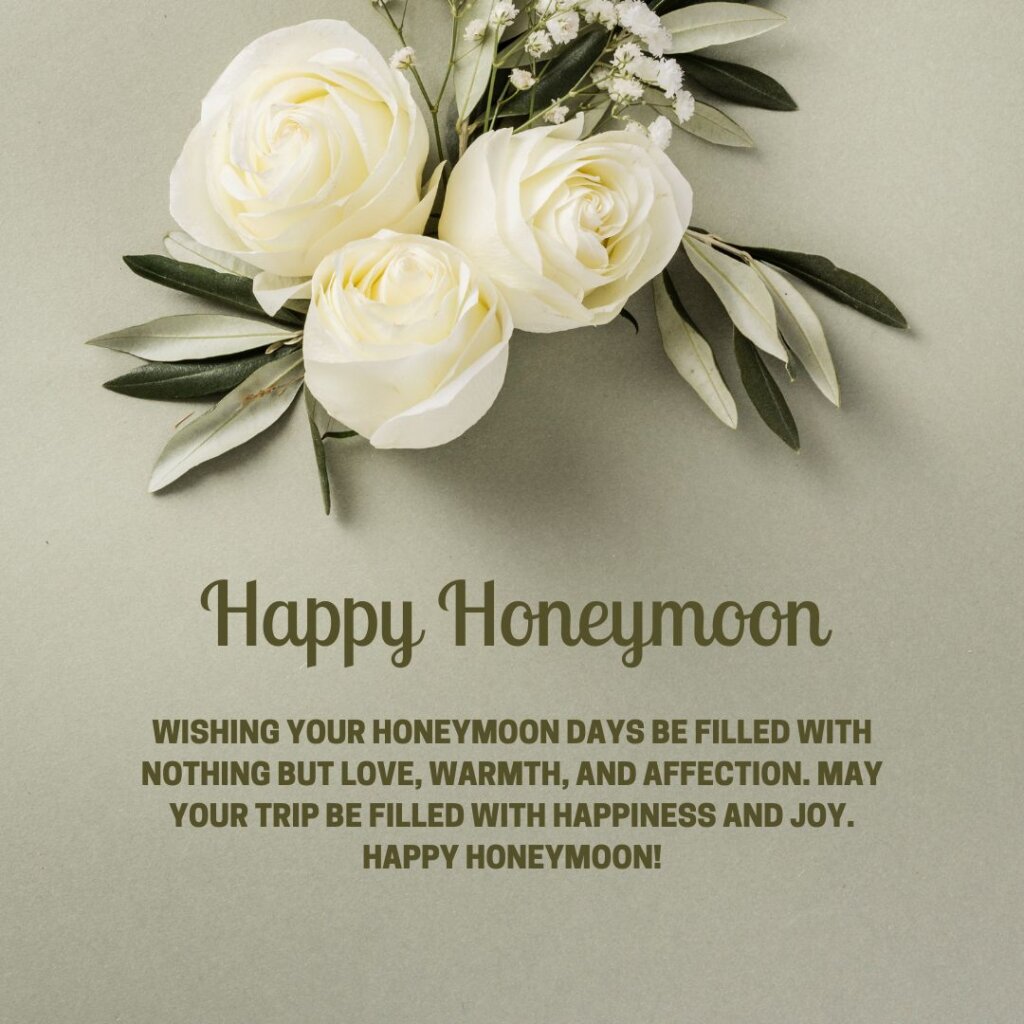 honeymoon wishes