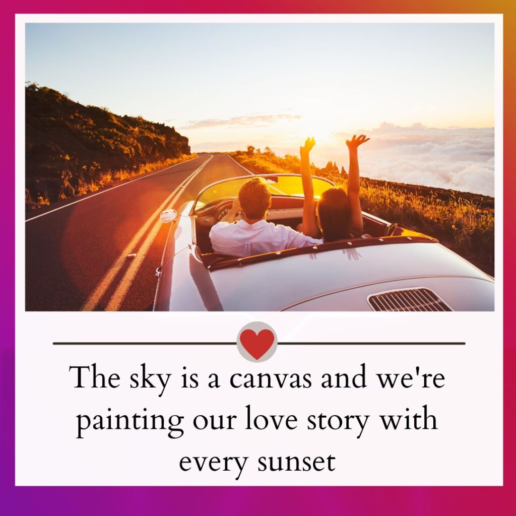 Sunset captions for instagram