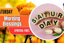 Saturday Morning Blessings