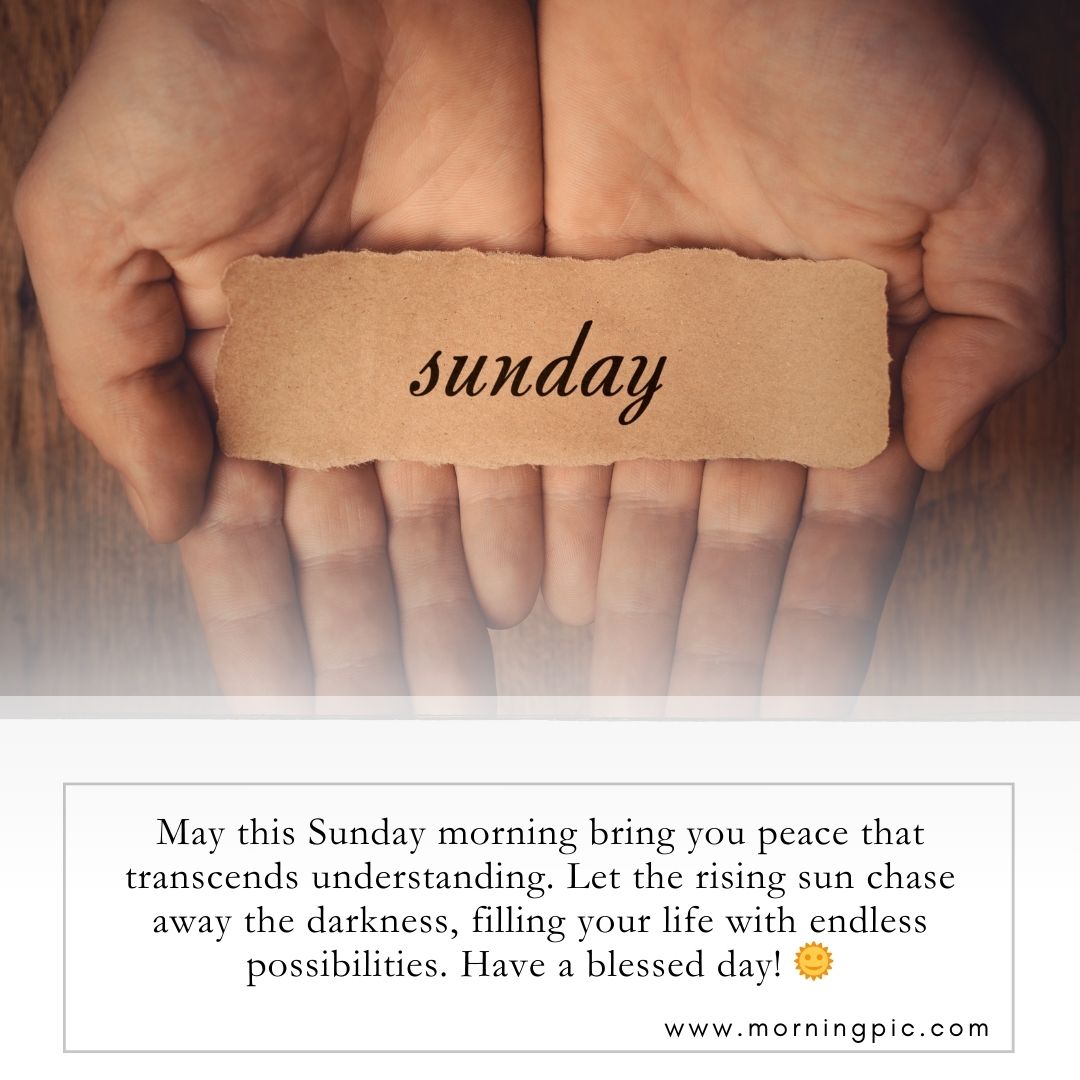 Sunday Morning Blessings
