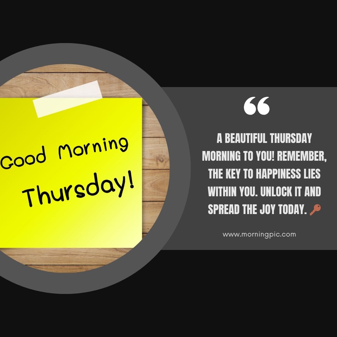 Thursday Morning Greetings