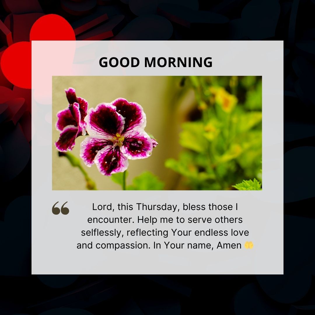 Thursday Morning Prayer
