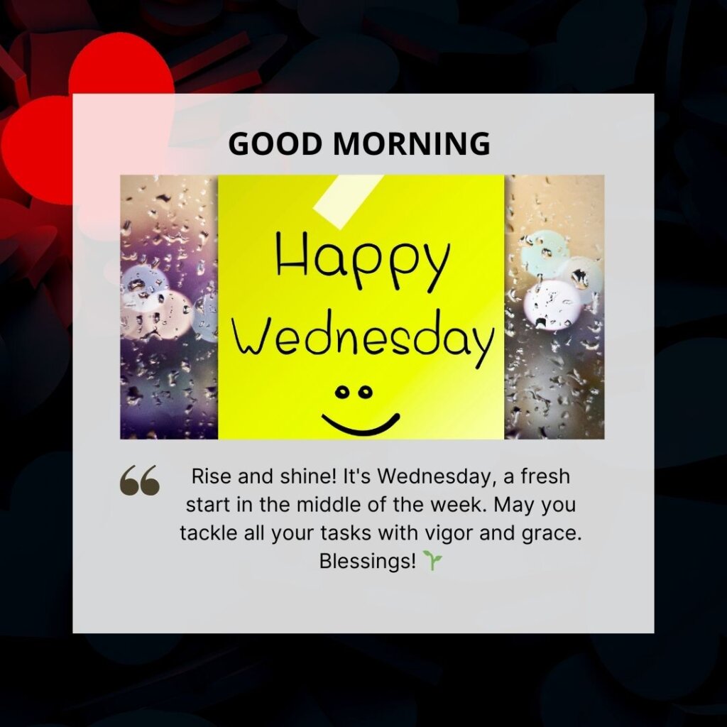 Wednesday Morning Blessings